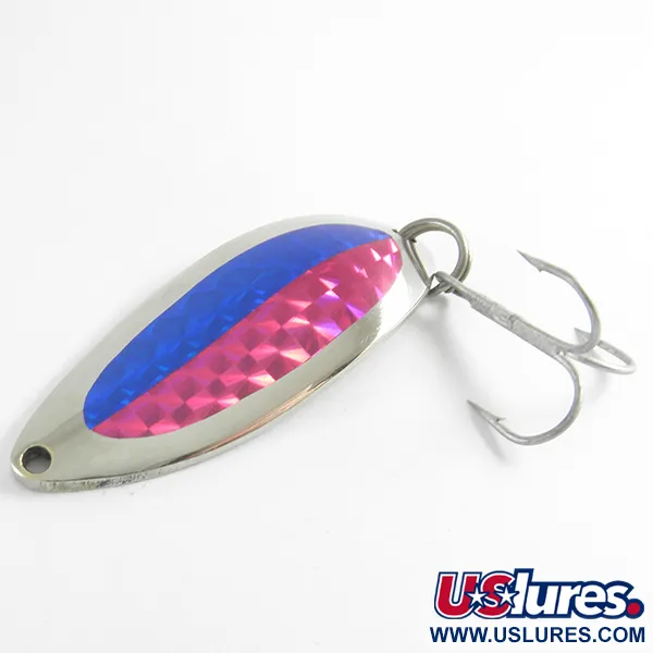 Luhr Jensen Little Jewel Blinker, Nickel/Blau/Pink, 21g, #4295