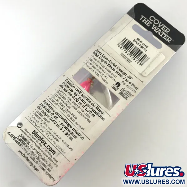 Blue Fox Super Vibrax 4 UV Spinner, Fluoreszierend, 10g, UV-Effekt, #4324