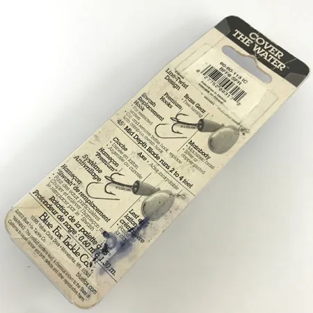 Blue Fox Super Vibrax 6 Spinner, Silber, 18g, Messing-Getriebe, #4325