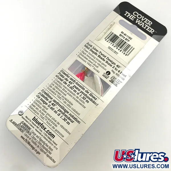 Blue Fox Super Vibrax 4 Spinner, Silber, 10g, Anti-Drall, #4326