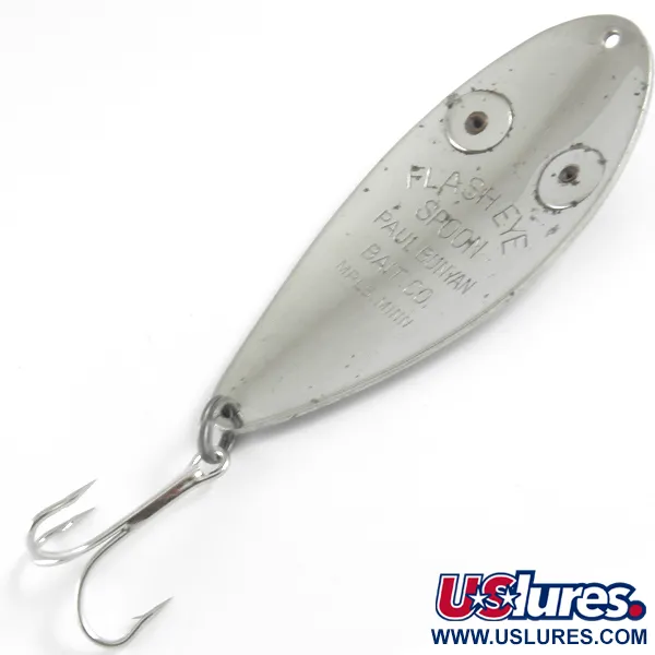 Paul Bunyan Flash eye spoon Blinker, Nickel/Rot, 21g, Flash Eye, #4353