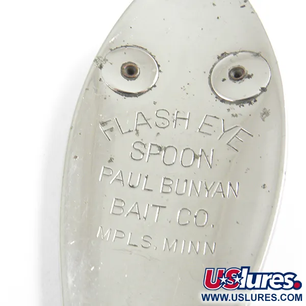Paul Bunyan Flash eye spoon Blinker, Nickel/Rot, 21g, Flash Eye, #4353