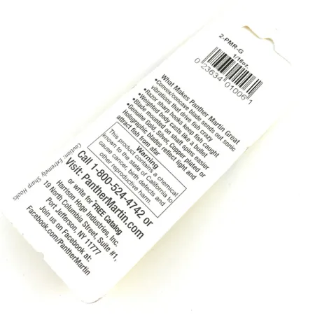 Panther Martin 2 Spinner, Gold, 1,77g, In-Line Blatt, #2-PMR-G