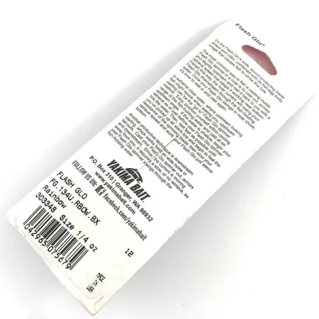 Yakima Bait Flash-GLO Spinner, Rot/Wei/Grü/Gel, 7g, UV-Finish, #4365