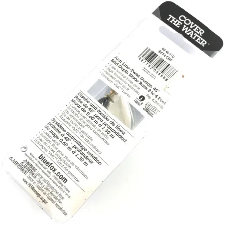 Blue Fox Super Vibrax 4 UV Spinner, Nickel/Schwarz/Gelb, 10g, #4367