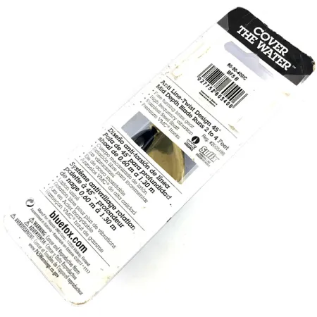 Blue Fox Super Vibrax 5 Spinner, Schwarz, 13g, Messinggetriebe, #4369