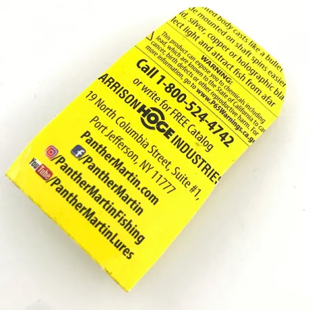 Panther Martin 2 Spinner, Regenbogenforelle, 2.5g, In-line, #4411