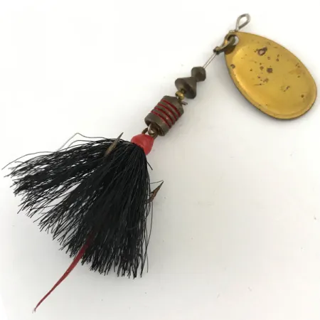 Mepps Aglia 2 Spinner, Gold, 4.7g, Federdrilling, #4419