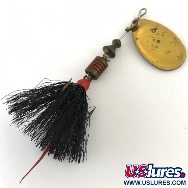 Mepps Aglia 2 Spinner, Gold, 4.7g, Federdrilling, #4419