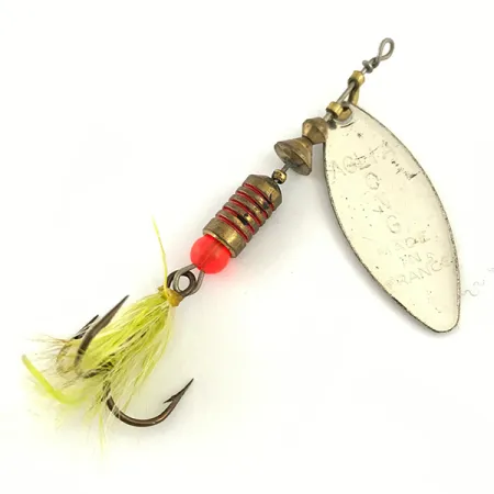 Mepps Aglia Long 2 Spinner, Silber / Goldglitter, 7.4g, Weidenblatt, #4421