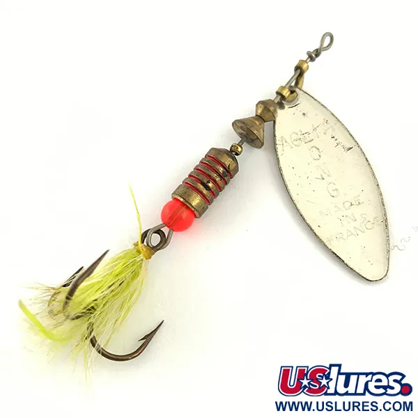 Mepps Aglia Long 2 Spinner, Silber / Goldglitter, 7.4g, Weidenblatt, #4421