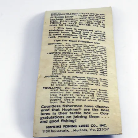 Hopkins s1 Jig Lure Blinker, Gehämmertes Silber, 14g, Bucktail, #5836