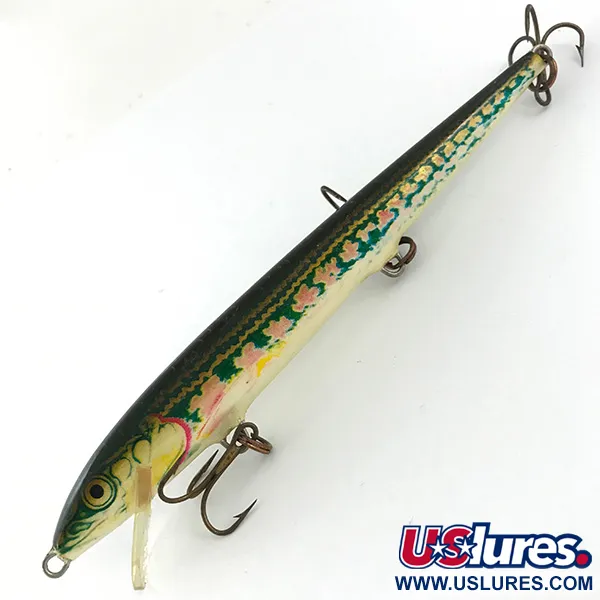 Rapala Original Floater Wobbler, Rot/Gold/Grün, 7g, Irland-Prägung, #4453