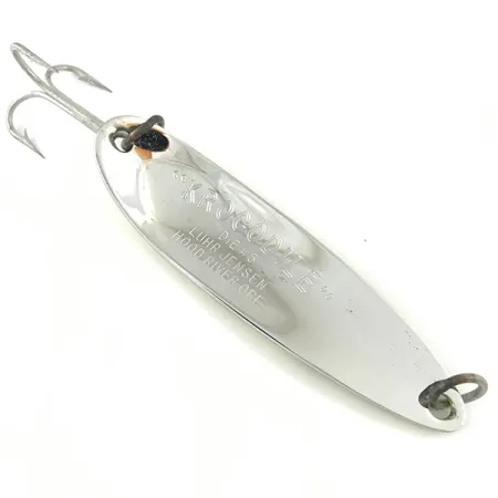 Luhr Jensen Krocodile Die #5 Blinker, Gelb/Grün/Nickel, 23g, #4470