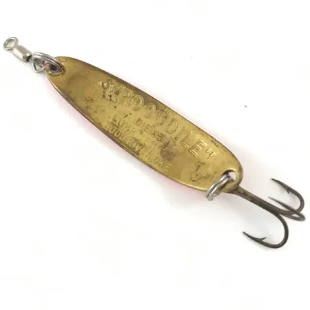 Luhr Jensen Krocodile Die #3 UV Blinker, Pink/Gold, 10g, UV, #4471