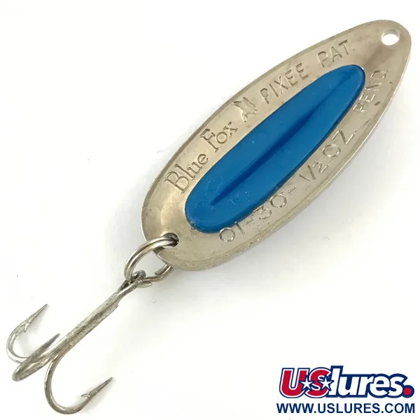 Blue Fox Pixee Blinker, Nickel/Blau, 14g, Hammerschlag-Finish, #4475