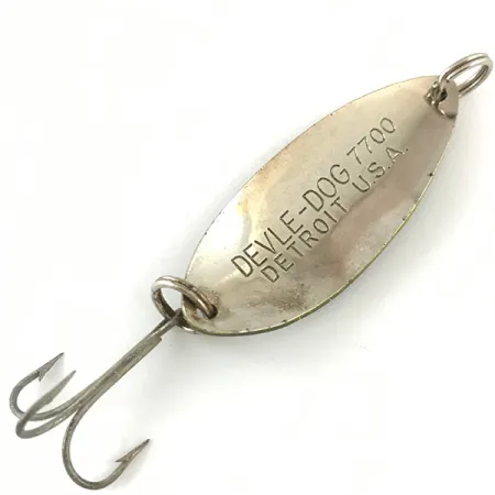 Dardevle Devle Dog 7700 Blinker, Frosch / Nickel, 14g, #4478