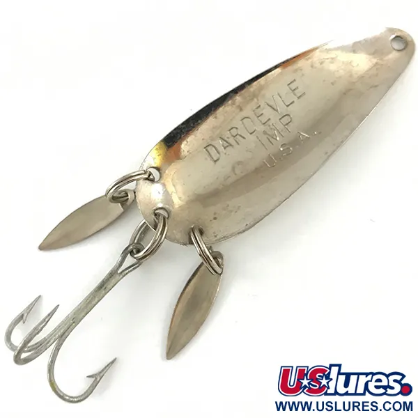 Eppinger Dardevle Imp Klicker Blinker, Weiß/Schwarz/Nickel, 11g, #4480