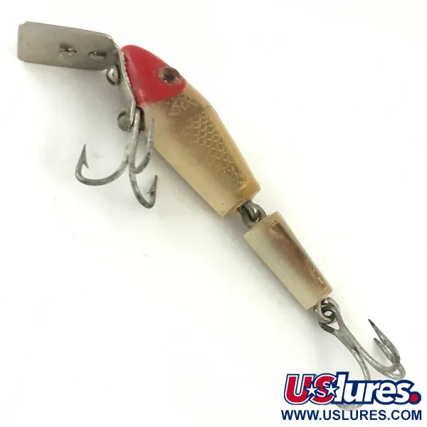 L&S Bait MirrOlure Bass-master Wobbler, Red/White, 2g, Gelenkig, #4484