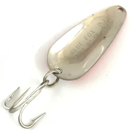 Blue Fox Aqua Spoon Blinker, Rot / Weiß / Nickel, 7g, Vintage, #4487