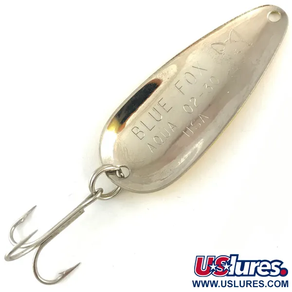 Blue Fox Aqua Spoon Blinker, Gelb/Rot/Nickel, 10g, Tropfenform, #4488