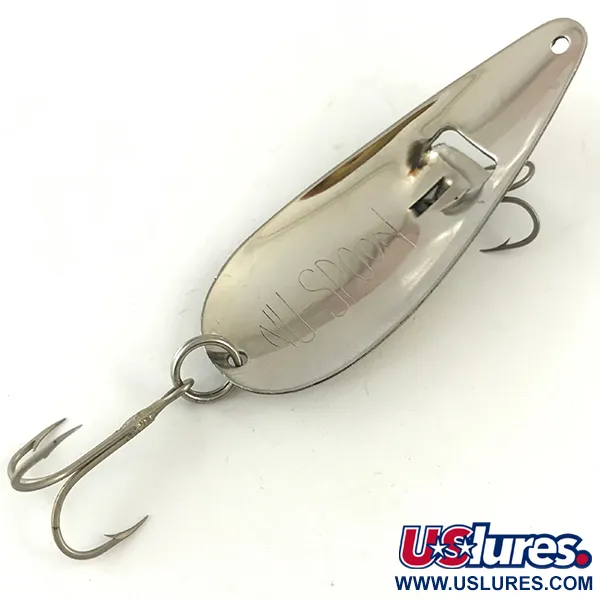 American Sportsman NU Spoon Blinker, Silber/Gold, 11g, Metall-Tab, #4496