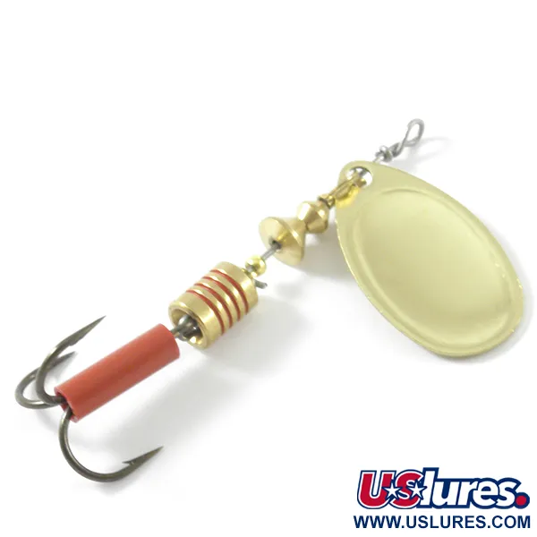 Mepps Aglia 2 Spinner, Gold, 4.5g, Messingkörper, #4512