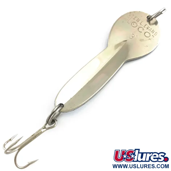 Glen Evans Loco 3 Blinker, Nickel / Blau, 17g, Prism-Tape, #4535