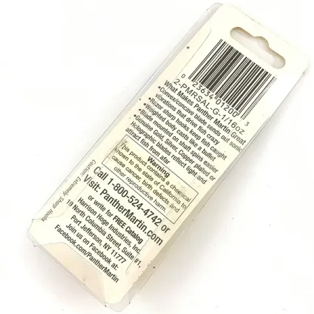 Panther Martin 2 Spinner, Gold / Rot, 1.77g, vergoldet, #4540