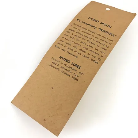 Hydro Lures Weedless Hydro Spoon Blinker, Gelb/Rot, 14g, Krautschutz, #4552