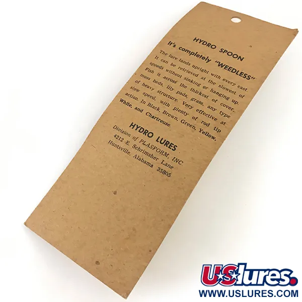 Hydro Lures Weedless Hydro Spoon Krautblinker, Gelb, 14g, #4559
