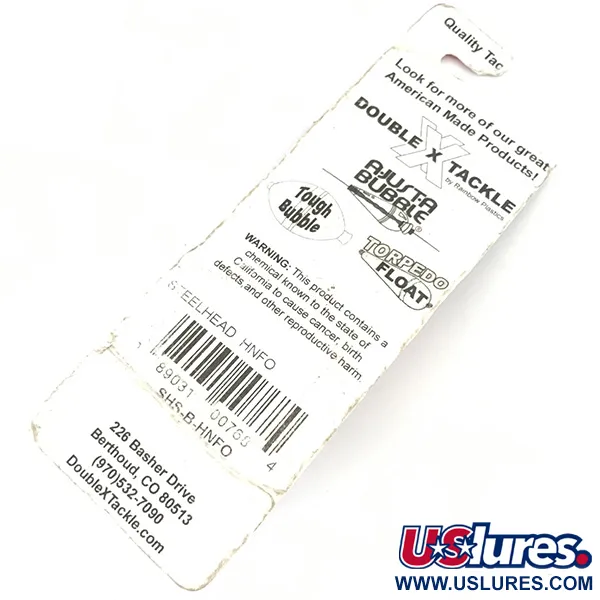 Rainbow Plastics Steelhead UV Blinker, Nickel/Orange, 14g, UV, #4570