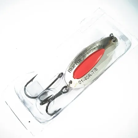 Blue Fox Rattlin Pixee UV Blinker, Nickel/Fluo Pink, 24g, UV, #4576