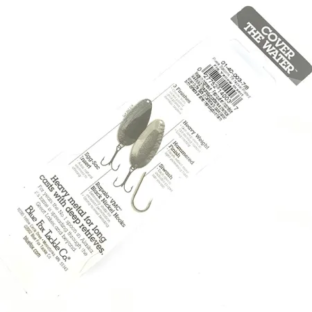 Blue Fox Pixee UV Blinker, Nickel/Gelb gehämmert, 24g, #4587