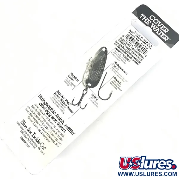 Blue Fox Rattlin Pixee UV Blinker, Nickel/Pink, 24g, Rassel, #4589