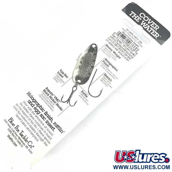 Blue Fox Rattlin Pixee UV Blinker, Blau/Gelb, 24g, Rassel, #4590