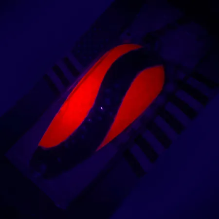 Rainbow Plastics Pot-O-Gold UV Blinker, Orange, 14g, UV-aktiv, #4597