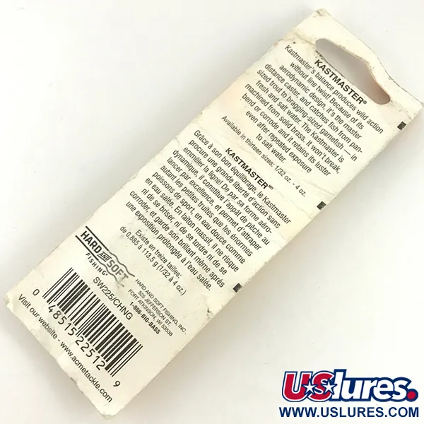 Acme Kastmaster Blinker, Nickel / Grün, 2.5g, Aerodynamisch, #4599