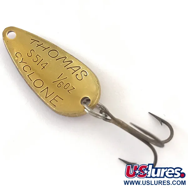 Thomas Cyclone Blinker, Rotforelle / Gold, 4.3g, Schuppenmuster, #4616