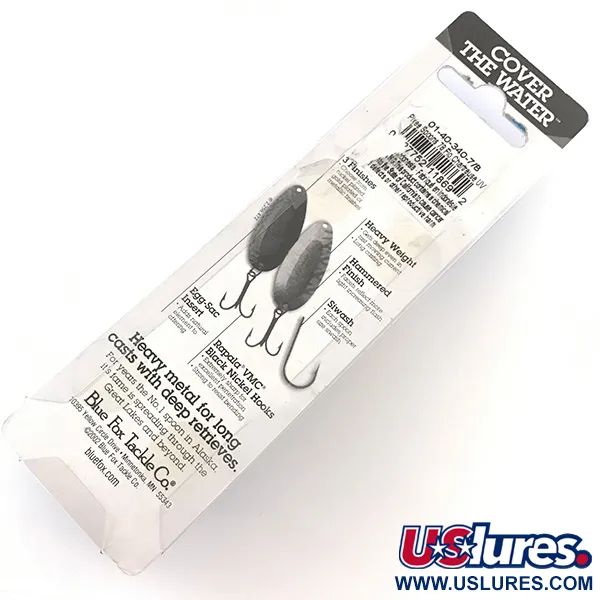 Blue Fox Pixee UV Blinker, Gehämmertes Nickel/Blau, 24g, UV, #4621