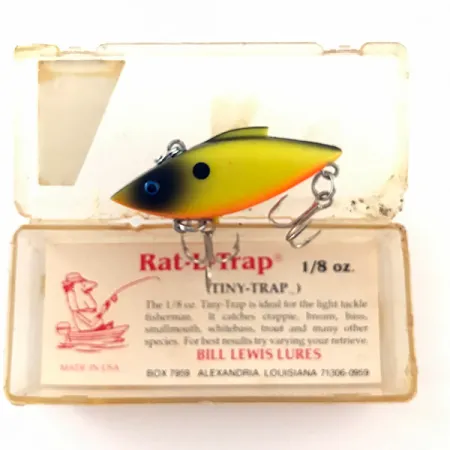 Bill Lewis Rat-L-Trap UV Lipless, Leuchtgelb, 5g, UV-aktiv, #4624