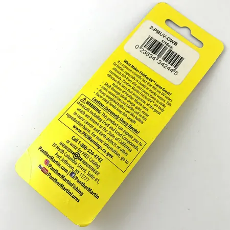 Panther Martin 2 UV Spinner, Regenbogenforelle, 1.75g, UV, #2-PMUV-OWB