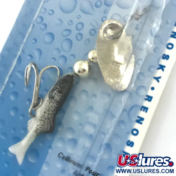 Renosky Sonic Swing Minnow 0 Spinner, Silber, 2g, Tail-Flex, #4639