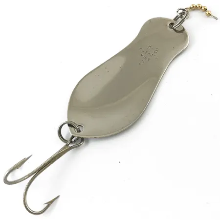 K-B Bait K-B Spoon 2 Blinker, Nickel, 14g, Messingkette, #4649