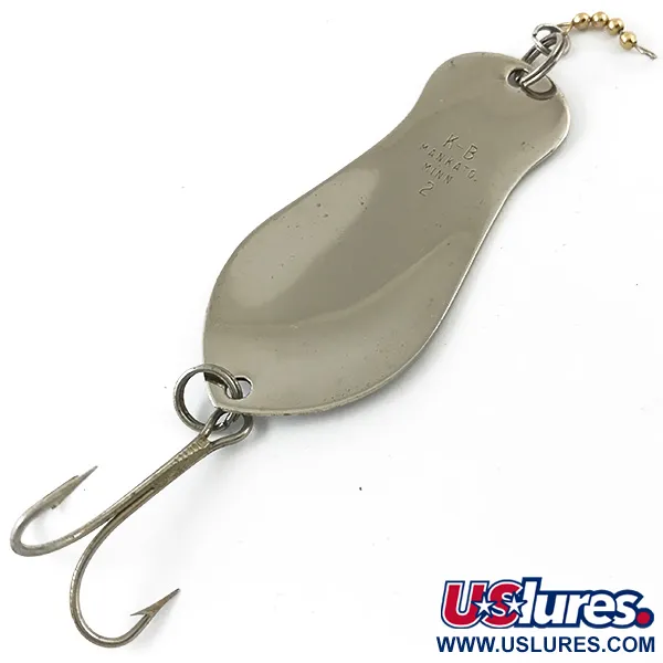 K-B Bait K-B Spoon 2 Blinker, Nickel, 14g, Messingkette, #4649