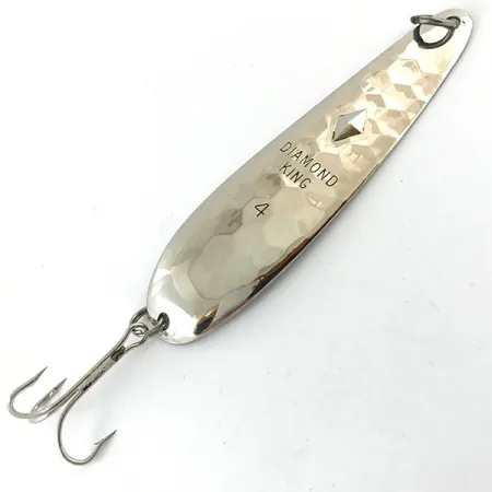 Luhr Jensen Diamond King 4 Blinker, Silber gehämmert, 14g, #4657