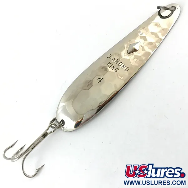 Luhr Jensen Diamond King 4 Blinker, Silber gehämmert, 14g, #4657