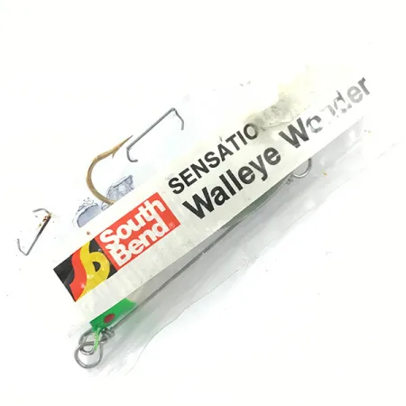 South Bend Walleye Wonder Spinnerbait, Nickel/Grün/Weiß, 14g, #4670