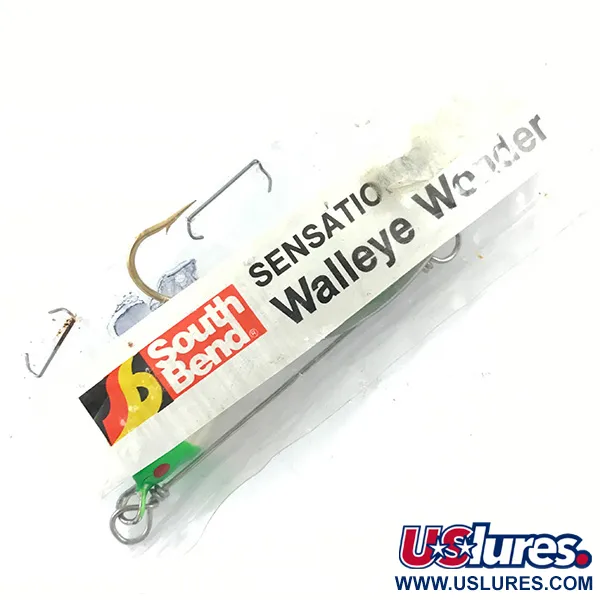 South Bend Walleye Wonder Spinnerbait, Nickel/Grün/Weiß, 14g, #4670