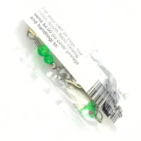 South Bend Walleye Wonder Spinnerbait, Nickel/Grün/Weiß, 14g, #4670